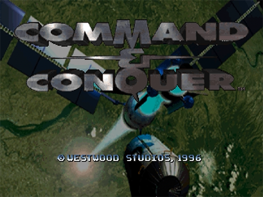 Command & Conquer title screen for Sega Saturn